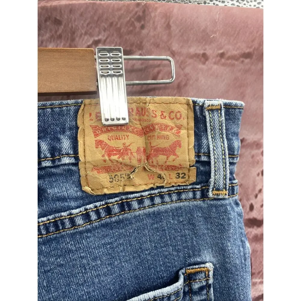 Levi's Men's 505 Straight Regular Fit Jeans 40x32